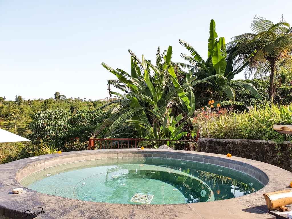 Jacuzzi at Munduk Moding Plantation