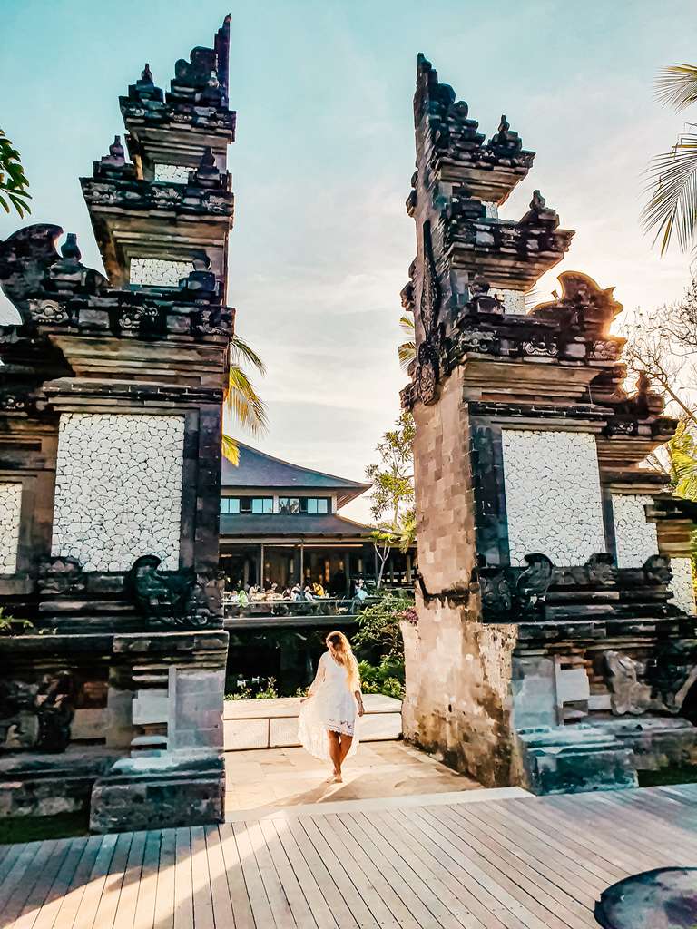 Decorative gates at Padma Resort Legian