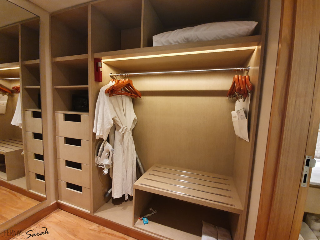 Wardrobe at Padma Resort Legian