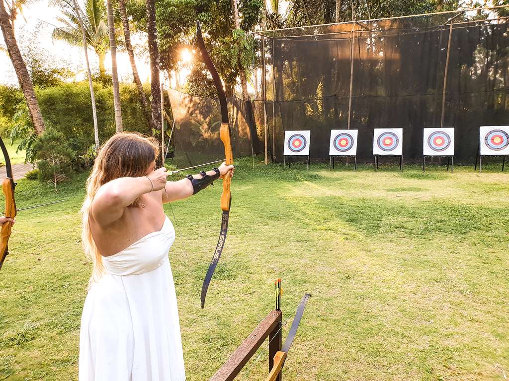 Archery Lession at Padma Resort Ubud