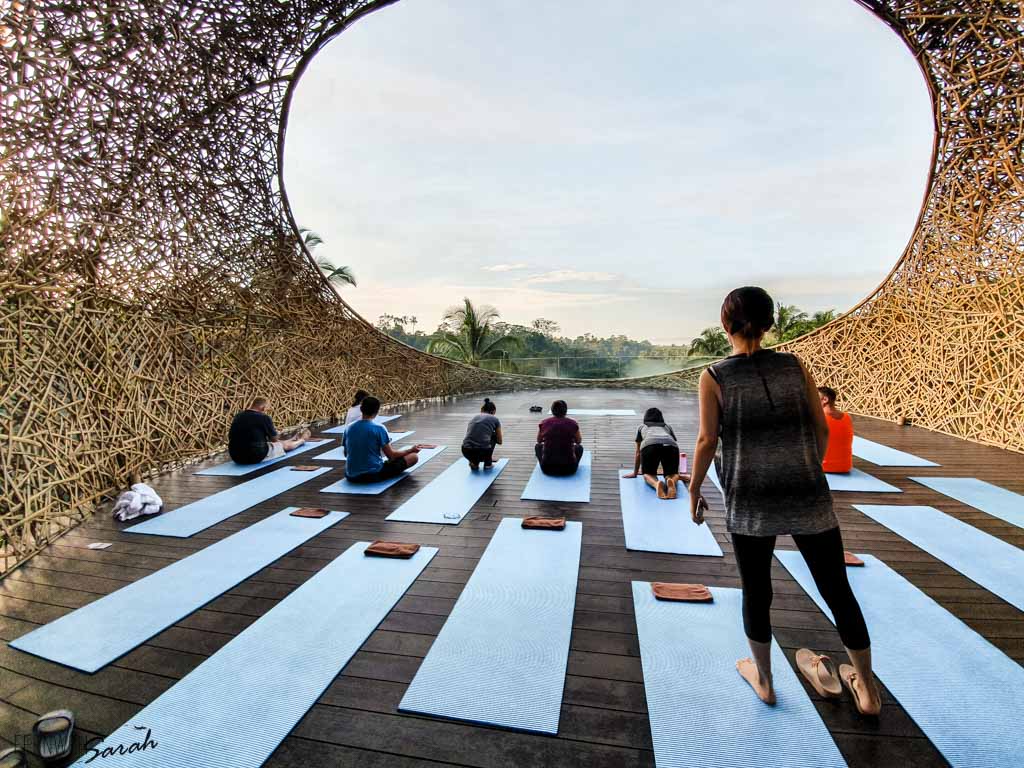 Yoga Session at Padma Resort Ubud