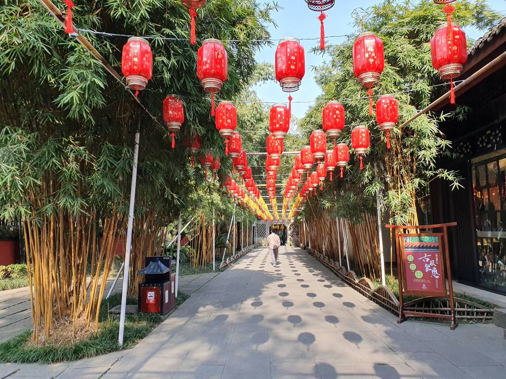 China Travel Tips Inspiration Red Lanterns in a Chinese garden
