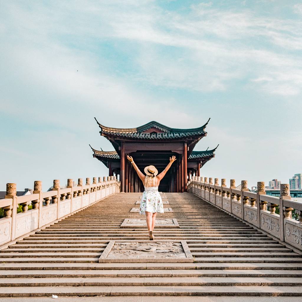 Standing Instagram Pose for Girls - The Y Pose