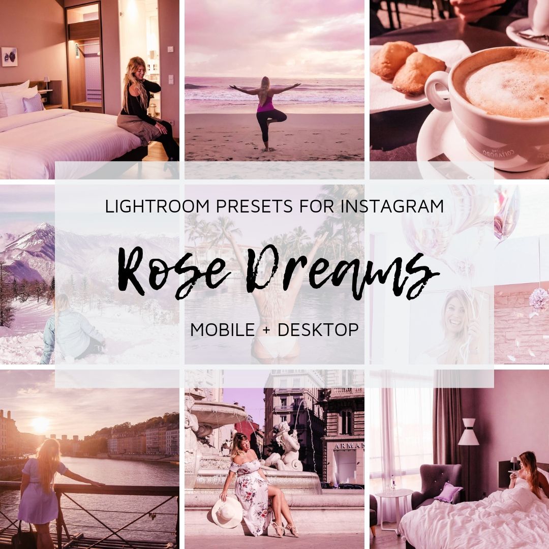 Lightroom Presets for Instagram Rose Dreams