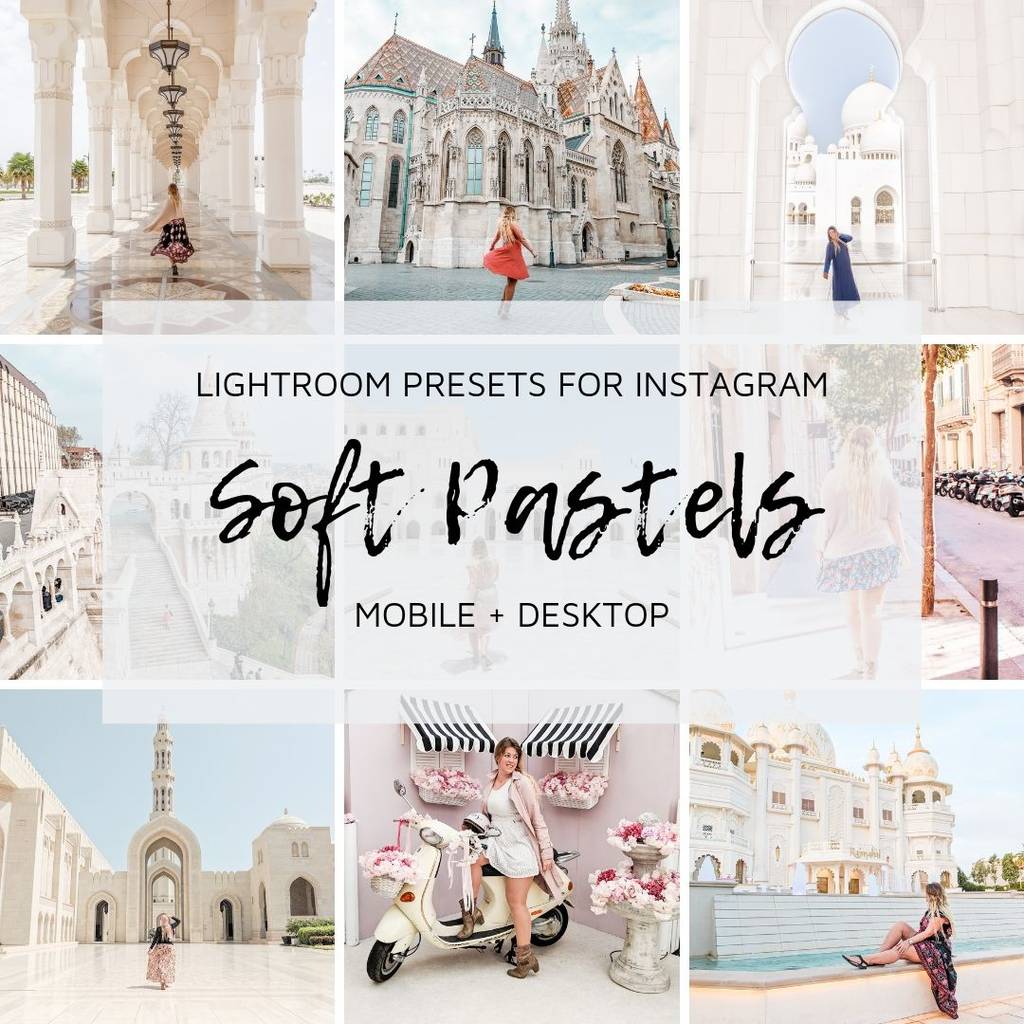 Lightroom Presets for Instagram Soft Pastels