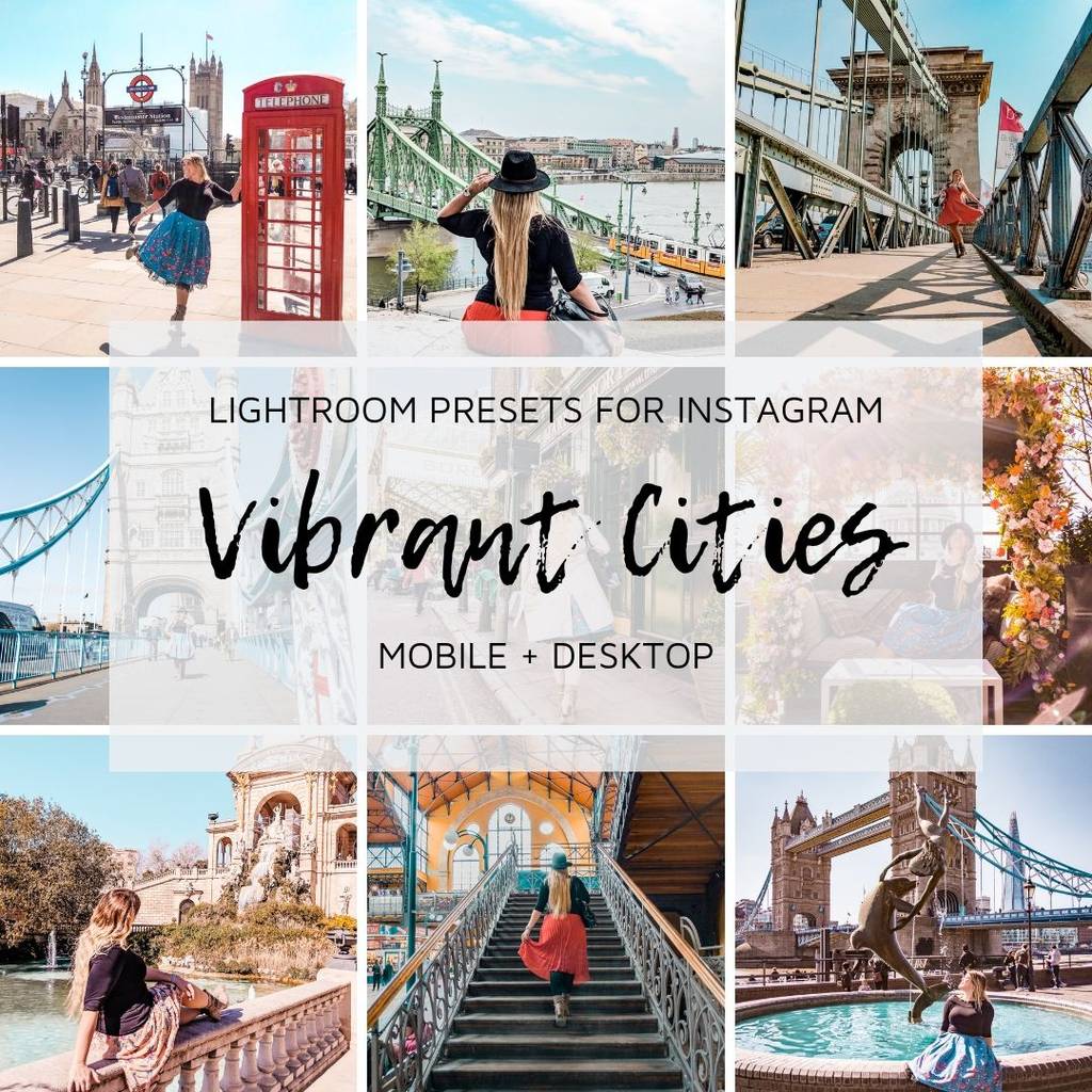 Lightroom Presets for Instagram Vibrant Cities