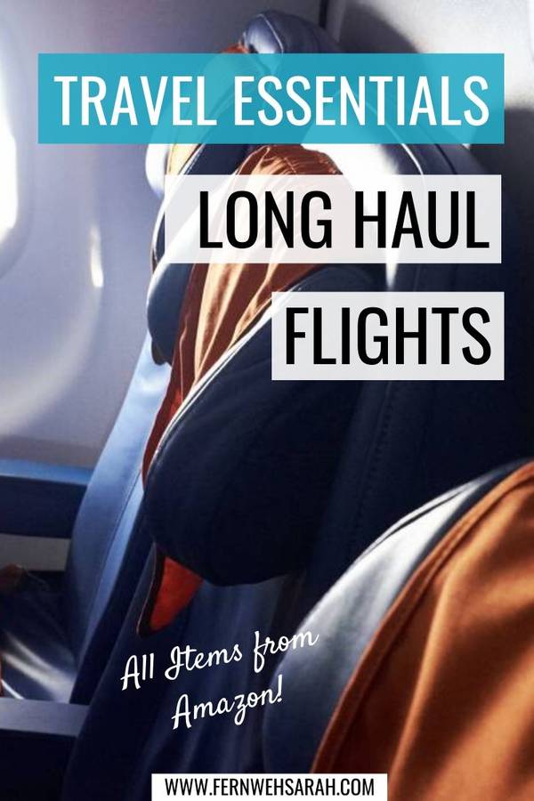 Travel essentials for long haul flights
