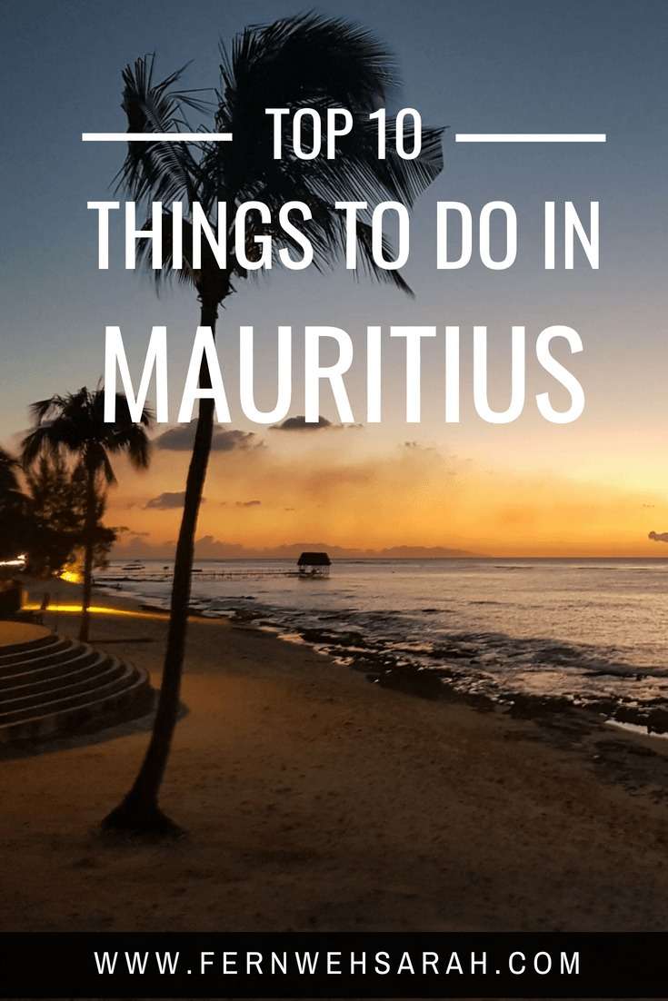 10 Must do Activities in Mauritius Pin