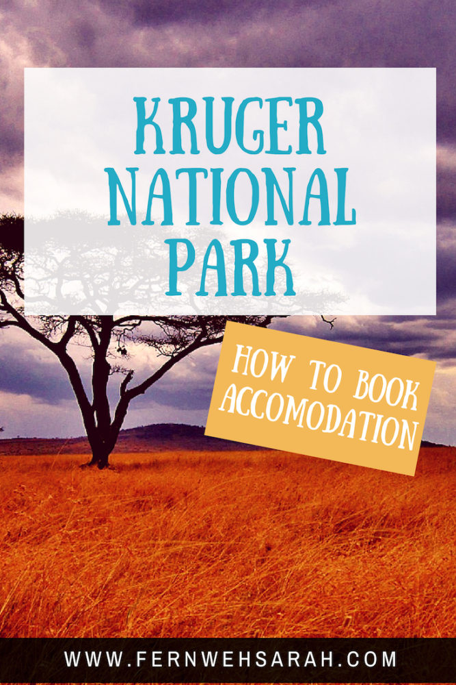Pin for Booking Accomodation in Kruger National Park