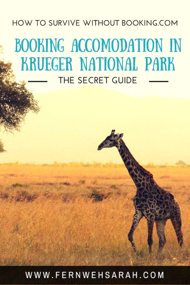 Pin for Booking Accomodation in Kruger National Park